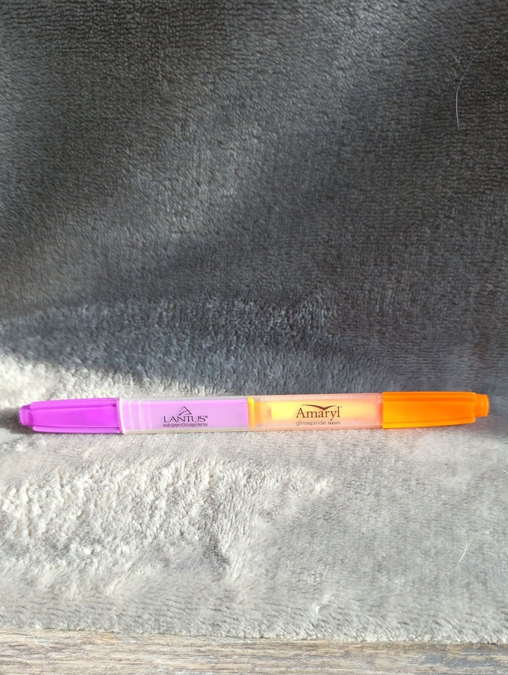 Vintage Lantus Amaryl Pharmaceutical Rep Dual Highlighter Pen RARE Collectible